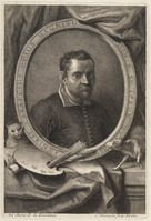 TvB G 3132
<br/>
Portret Annibale Carracci
<br/>
<em>Vermeulen, Cornelis Martinus (1654/1657- 1708/09)</em>